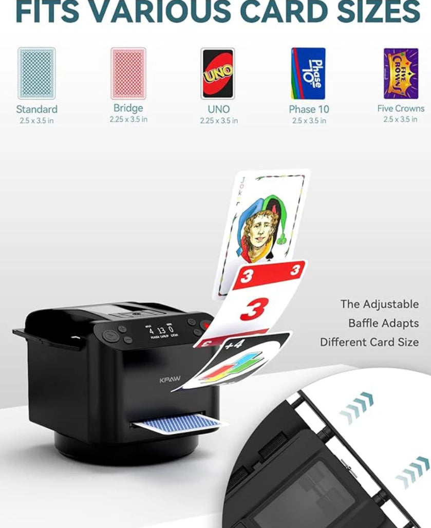2-In-1 Automatic Card Dealer & Shuffler™