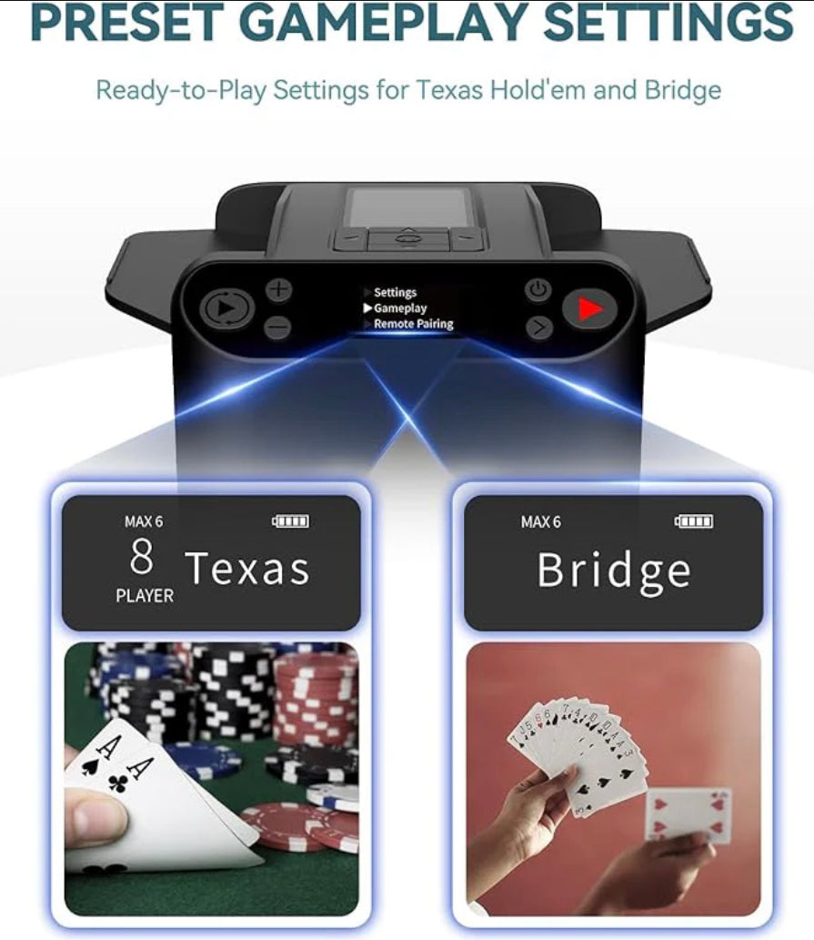 2-In-1 Automatic Card Dealer & Shuffler™